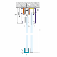 E01_PANTA REI A SOFFITTO / CEILING FIXING